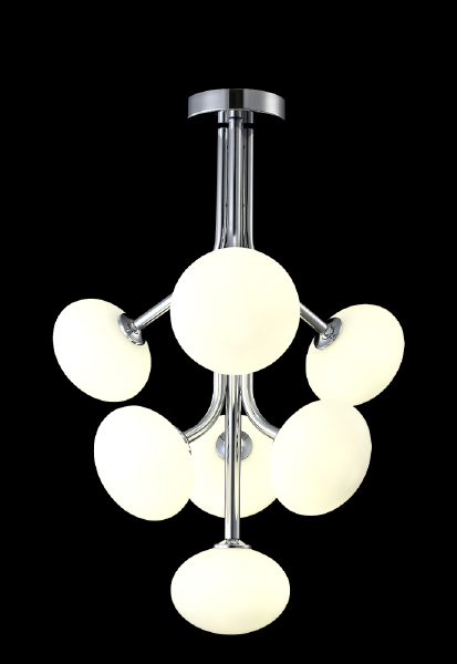 Люстра на штанге Alicia ALICIA SP7 CHROME/WHITE