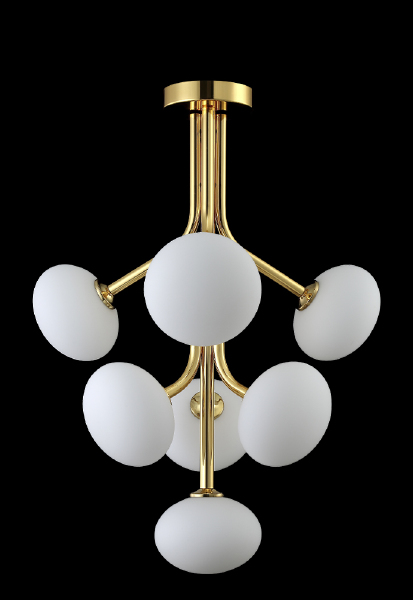 Люстра на штанге Alicia ALICIA SP7 GOLD/WHITE