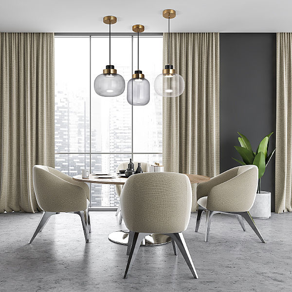 Светильник подвесной Jeffry 50240/1 LED прозрачный