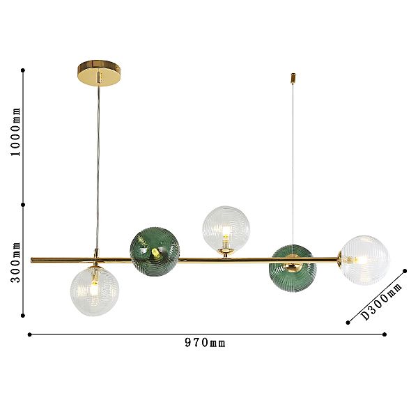 Подвесная люстра Infilato 4035-5P