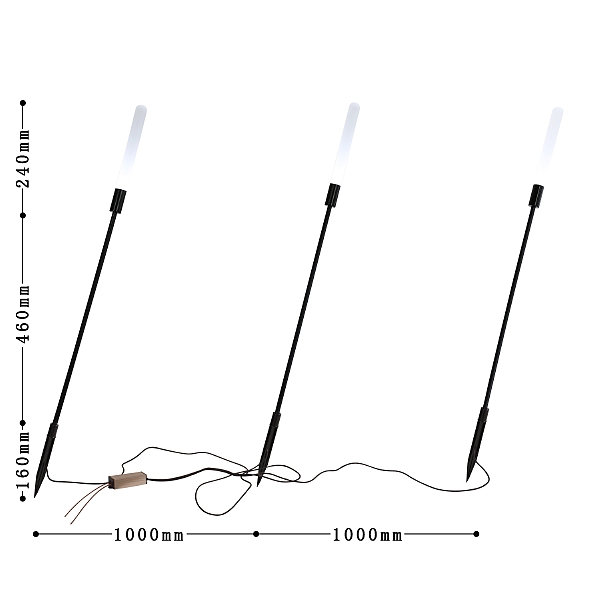 Грунтовый светильник Reedy 4048-3T