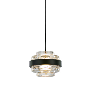 Светильник подвесной Indiana MD22030002-1A black/clear