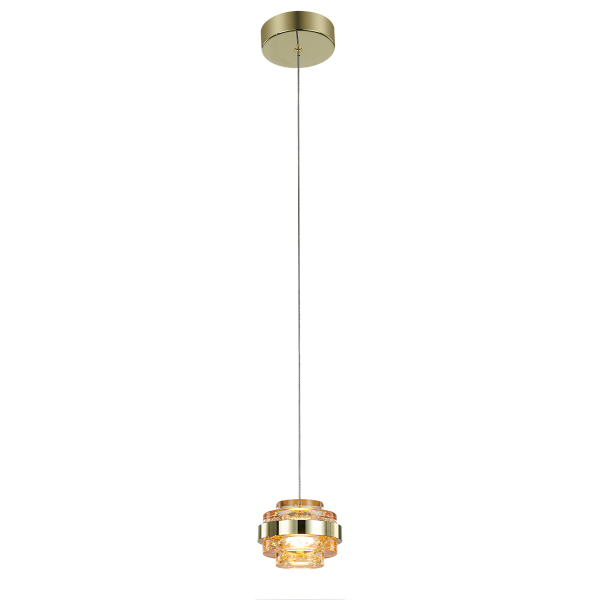 Светильник подвесной Indiana MD22030002-1A gold/champagne
