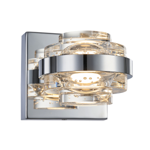 Настенное бра Indiana MB22030002-1A chrome/clear