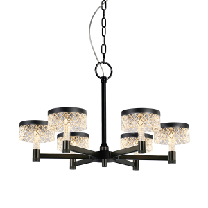 Подвесная люстра Diamond cut MD21020075-6A matt black