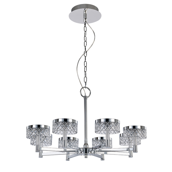 Подвесная люстра Diamond cut MD21020075-8A chrome