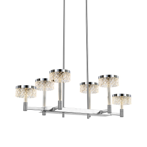 Люстра на штанге Diamond cut MD21020075-6B chrome