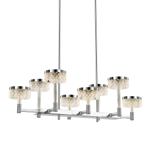 Люстра на штанге Diamond cut MD21020075-8B chrome