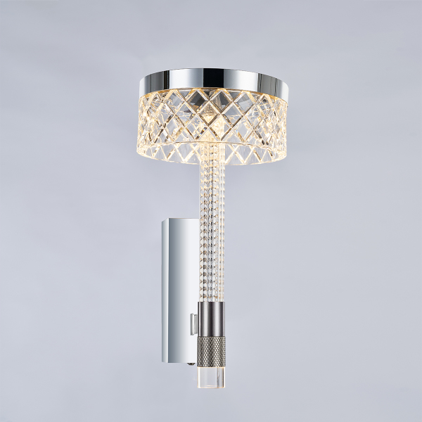 Настенное бра Diamond cut MB21020075-1A chrome