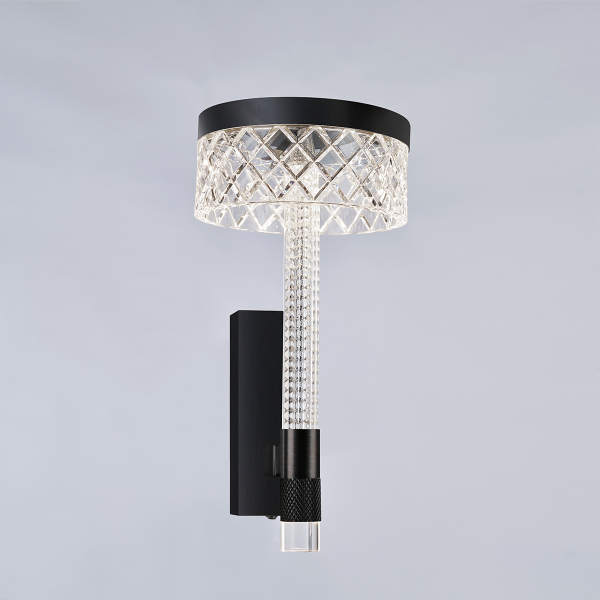 Настенное бра Diamond cut MB21020075-1A matt black