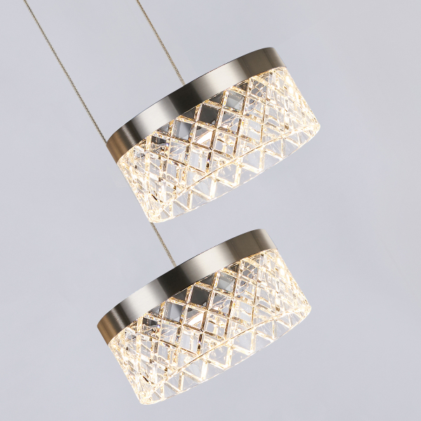 Светильник подвесной Diamond cut MD21020075-5A satin nickel