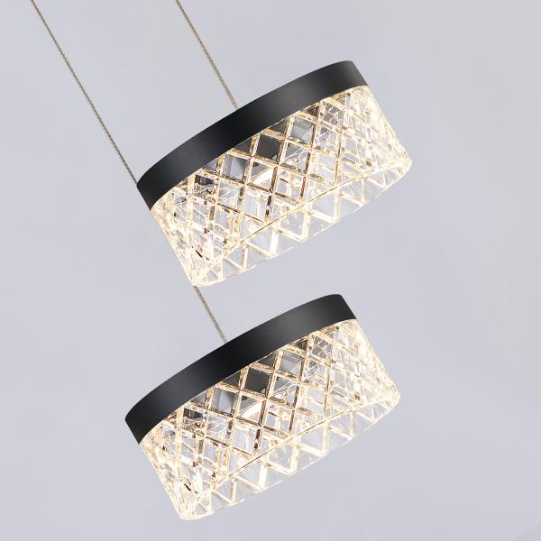 Светильник подвесной Diamond cut MD21020075-5A matt black