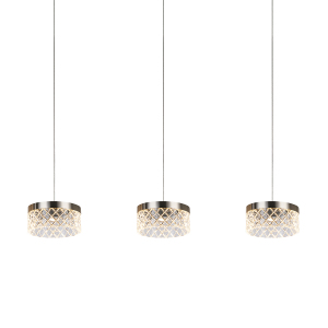 Светильник подвесной Diamond cut MD21020075-3B satin nickel