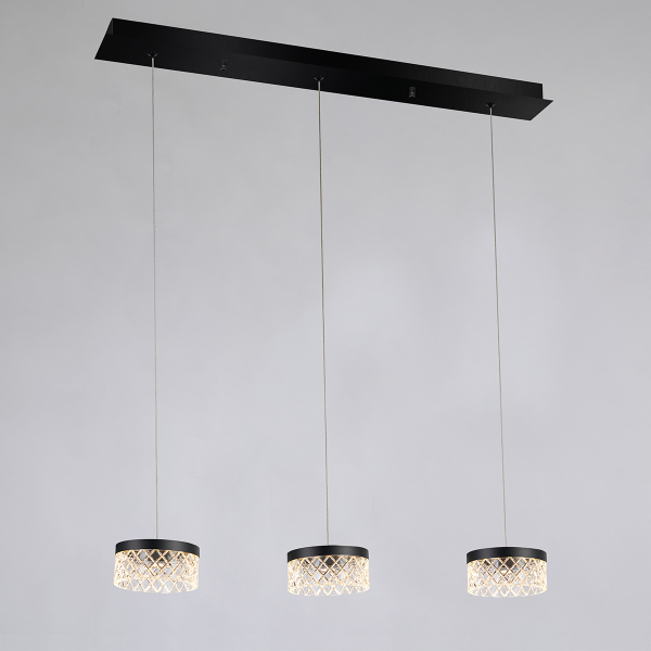 Светильник подвесной Diamond cut MD21020075-3B matt black