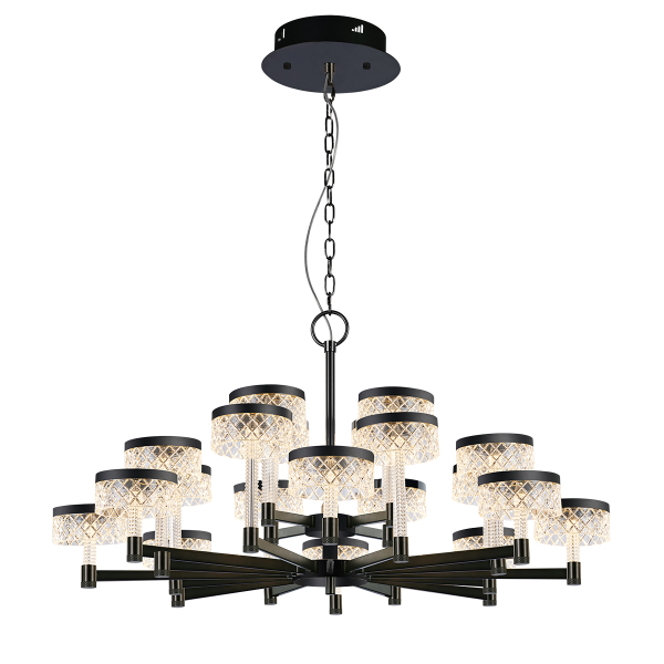 Подвесная люстра Diamond cut MD21020075-20A matt black