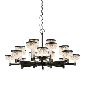 Подвесная люстра Diamond cut MD21020075-20A matt black