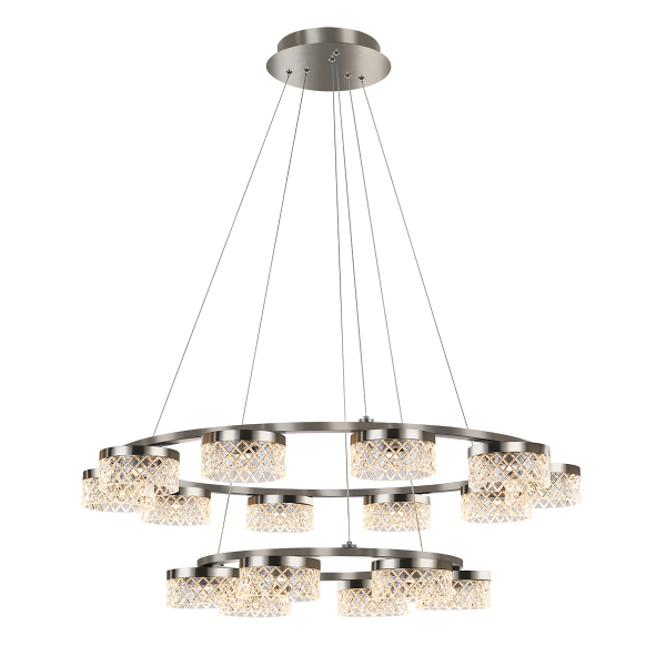 Подвесная люстра MD21020075 MD21020075-16B satin nickel