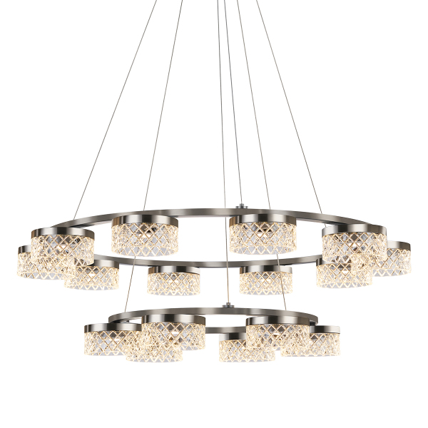 Подвесная люстра MD21020075 MD21020075-16B satin nickel