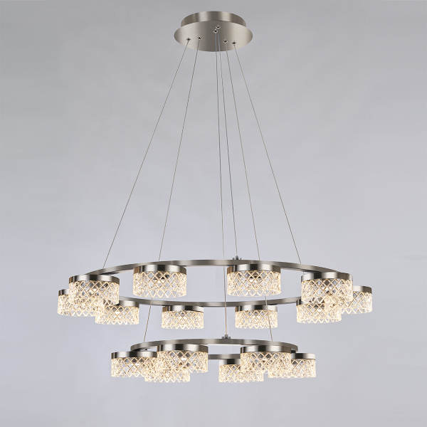 Подвесная люстра MD21020075 MD21020075-16B satin nickel