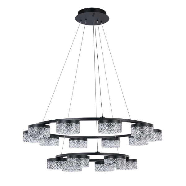 Подвесная люстра Diamond cut MD21020075-16B matt black