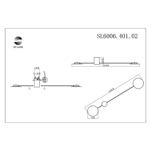 Настенный светильник Tondo SL6006.401.02