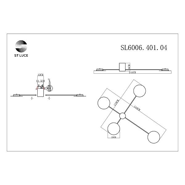 Настенный светильник Tondo SL6006.401.04