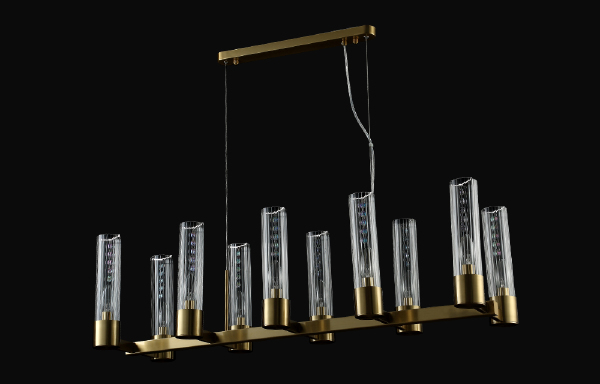 Подвесная люстра Otono OTONO SP10 L980 BRASS/TRANSPARENTE