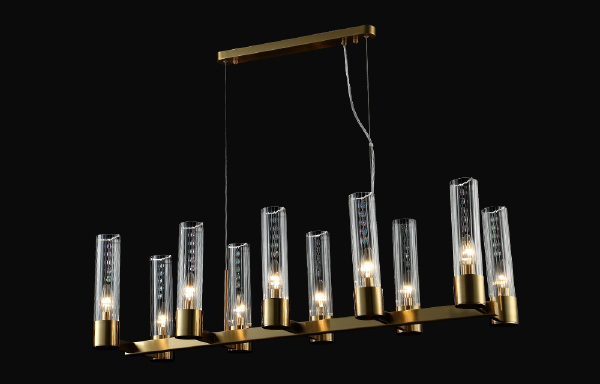 Подвесная люстра Otono OTONO SP10 L980 BRASS/TRANSPARENTE