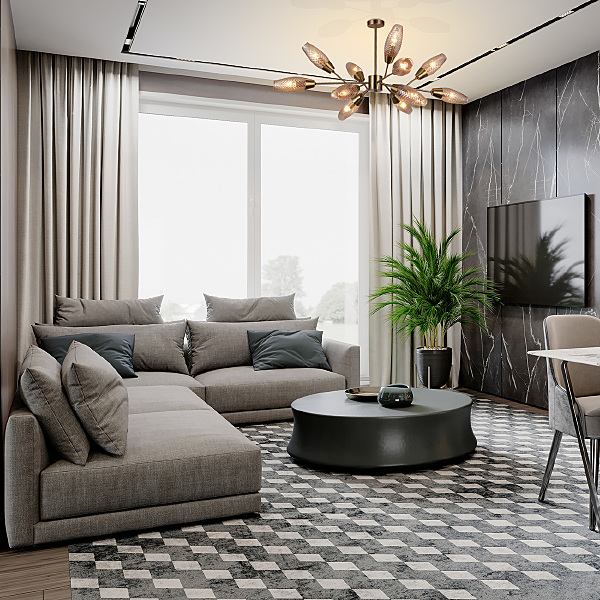Потолочная люстра Desire 10165/12PL Copper