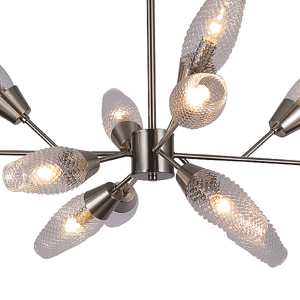 Потолочная люстра Desire 10165/12PL Nickel