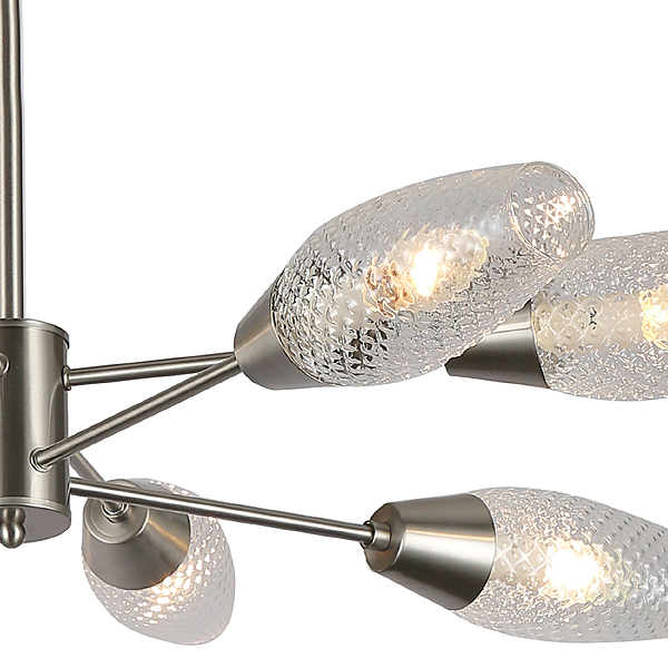 Потолочная люстра Desire 10165/8PL Nickel