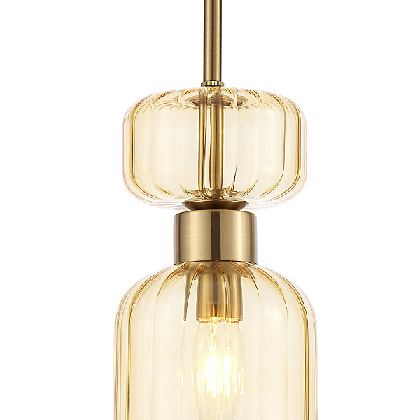Светильник подвесной Gloss 1141/1S Amber