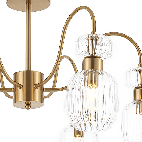 Потолочная люстра Gloss 1141/6PL Clear