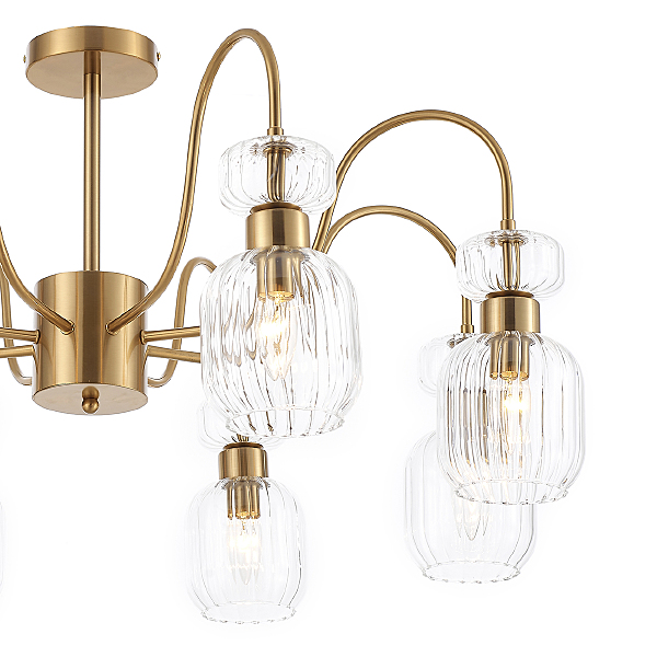 Потолочная люстра Gloss 1141/8PL Clear