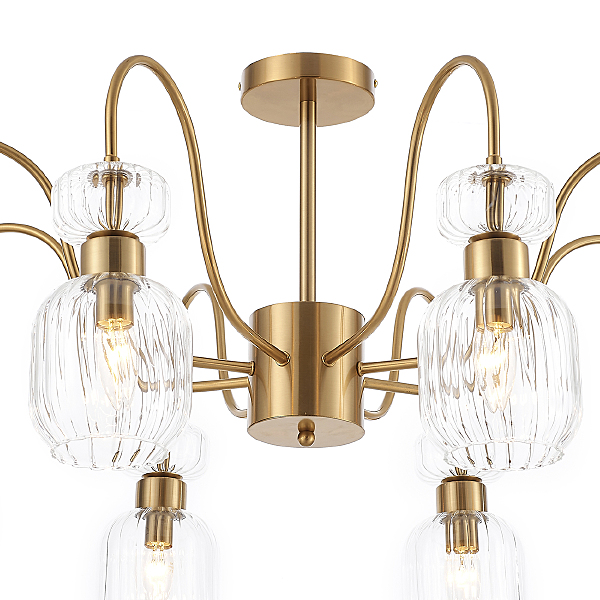 Потолочная люстра Gloss 1141/8PL Clear