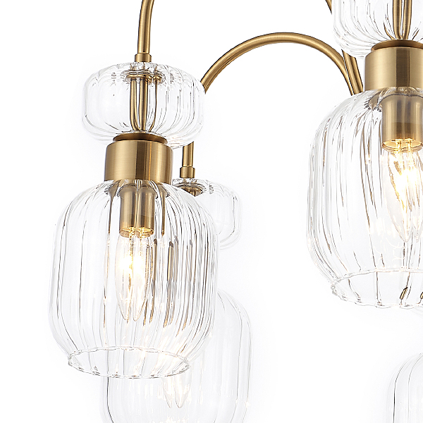 Потолочная люстра Gloss 1141/8PL Clear