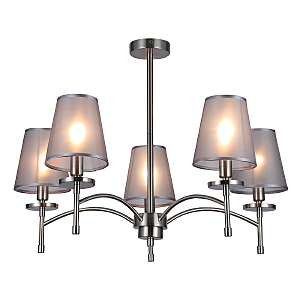 Потолочная люстра Faith 694/5PL Nickel