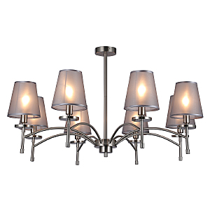 Потолочная люстра Faith 694/8PL Nickel