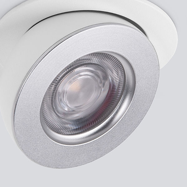 Встраиваемый светильник Pruno Pruno белый/серебро 8W 4200К (25080/LED)