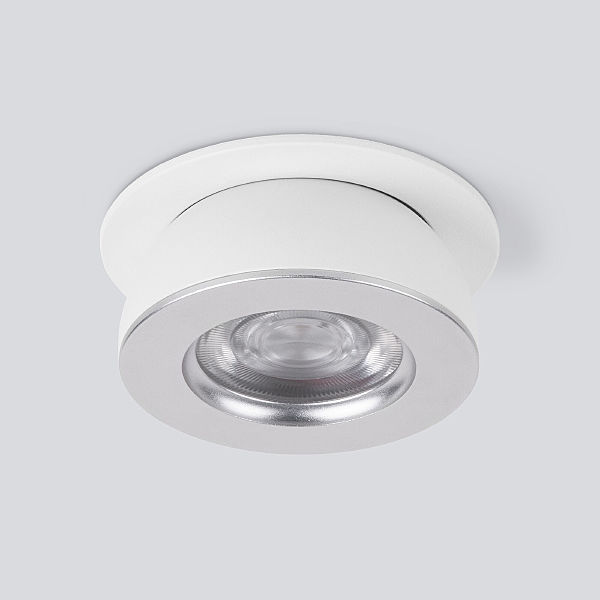 Встраиваемый светильник Pruno Pruno белый/серебро 8W 4200К (25080/LED)