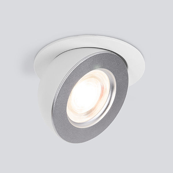 Встраиваемый светильник Pruno Pruno белый/серебро 8W 4200К (25080/LED)