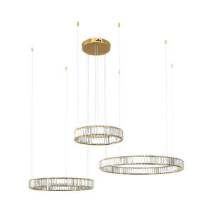 Подвесная люстра Crystal ring 10135/3 Gold