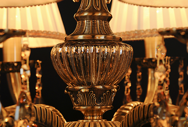 Подвесная люстра Sylvia L.8110-8BR CRISTAL-SHADE