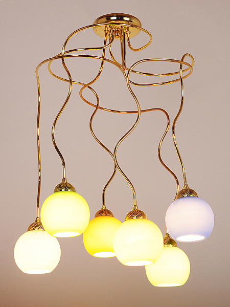 Потолочная люстра Doge Luce 357PL6GO-MIX