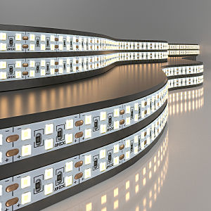 LED лента 2835 24V 240Led 18W Лента светодиодная 240LED 18W IP20 двухрядная 3300К теплый белый (2835 24V 240Led 18W IP20)