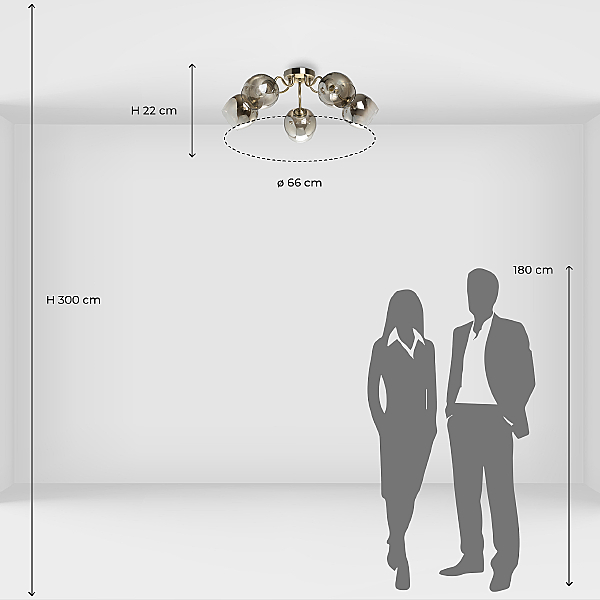 Потолочная люстра Альфа 324018105