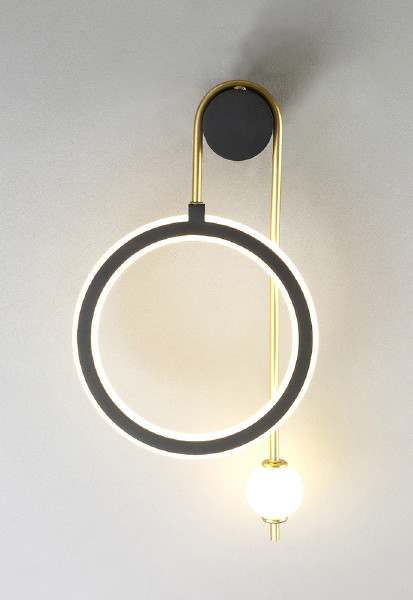 Настенное бра Corida CORIDA AP25W LED BLACK/GOLD