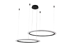 Подвесная люстра Manzana MANZANA SP53W LED D600+800 BLACK