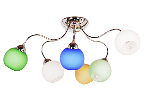 Потолочная люстра Doge Luce 350PL6CR-MIX