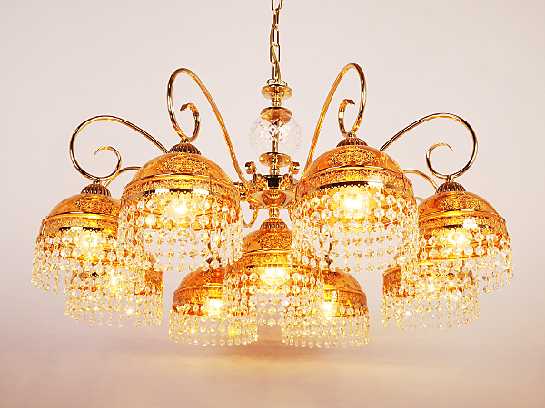 Подвесная люстра Doge Luce 50871(LAMP.395/8+1.26 TRASP.STRAX)